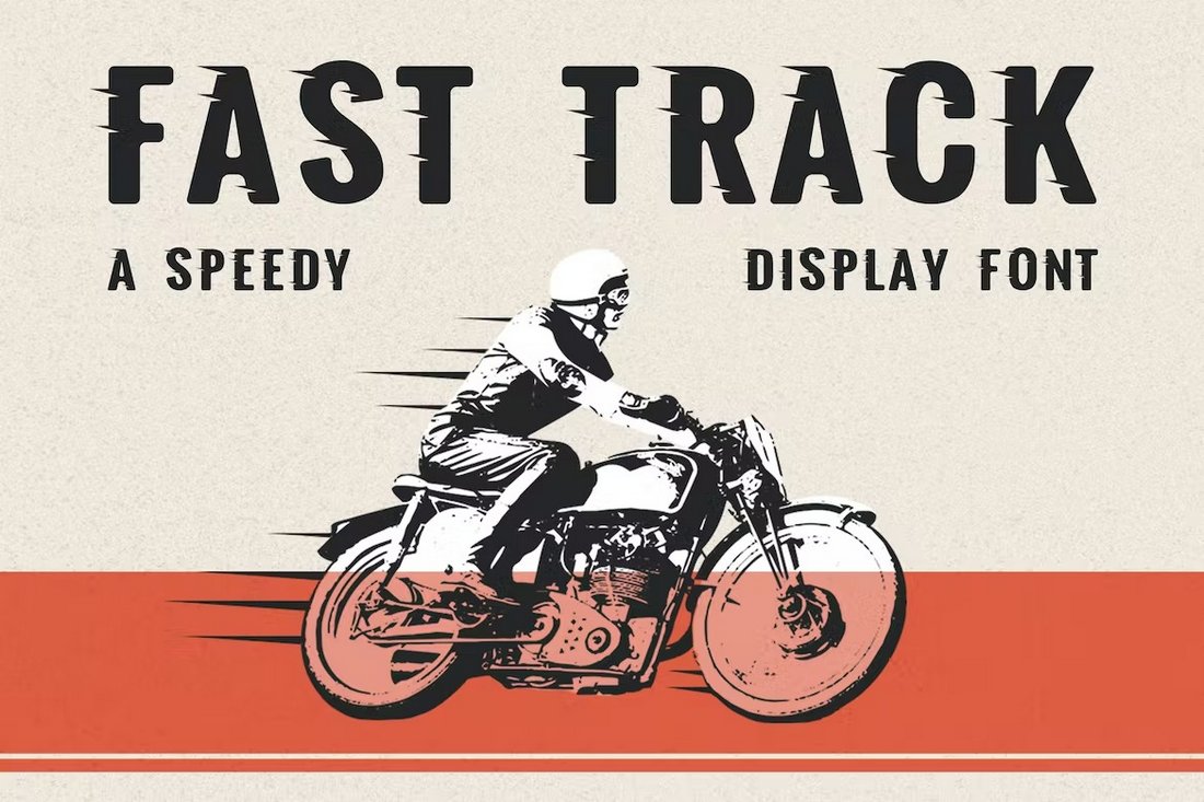 Fast Track - Creative Font for T-Shirts