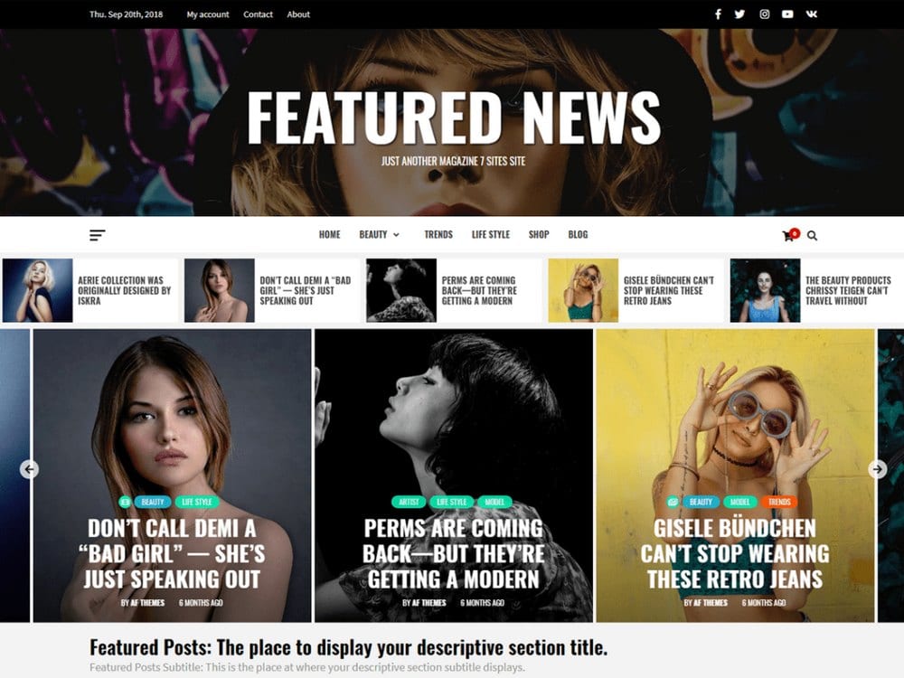 Featured News-free-wordpress-theme