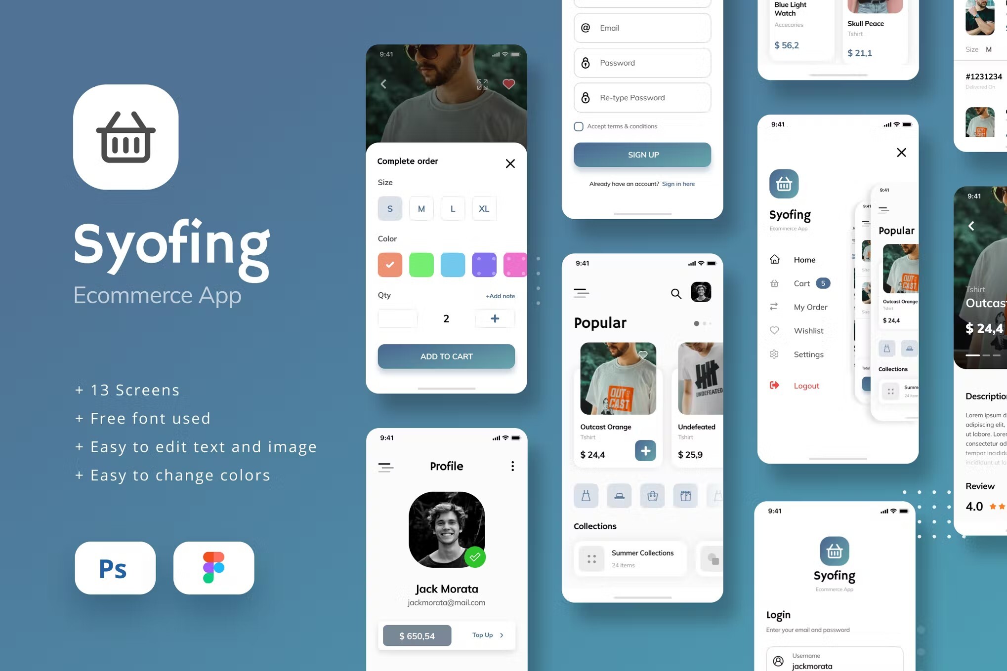 Figma app template