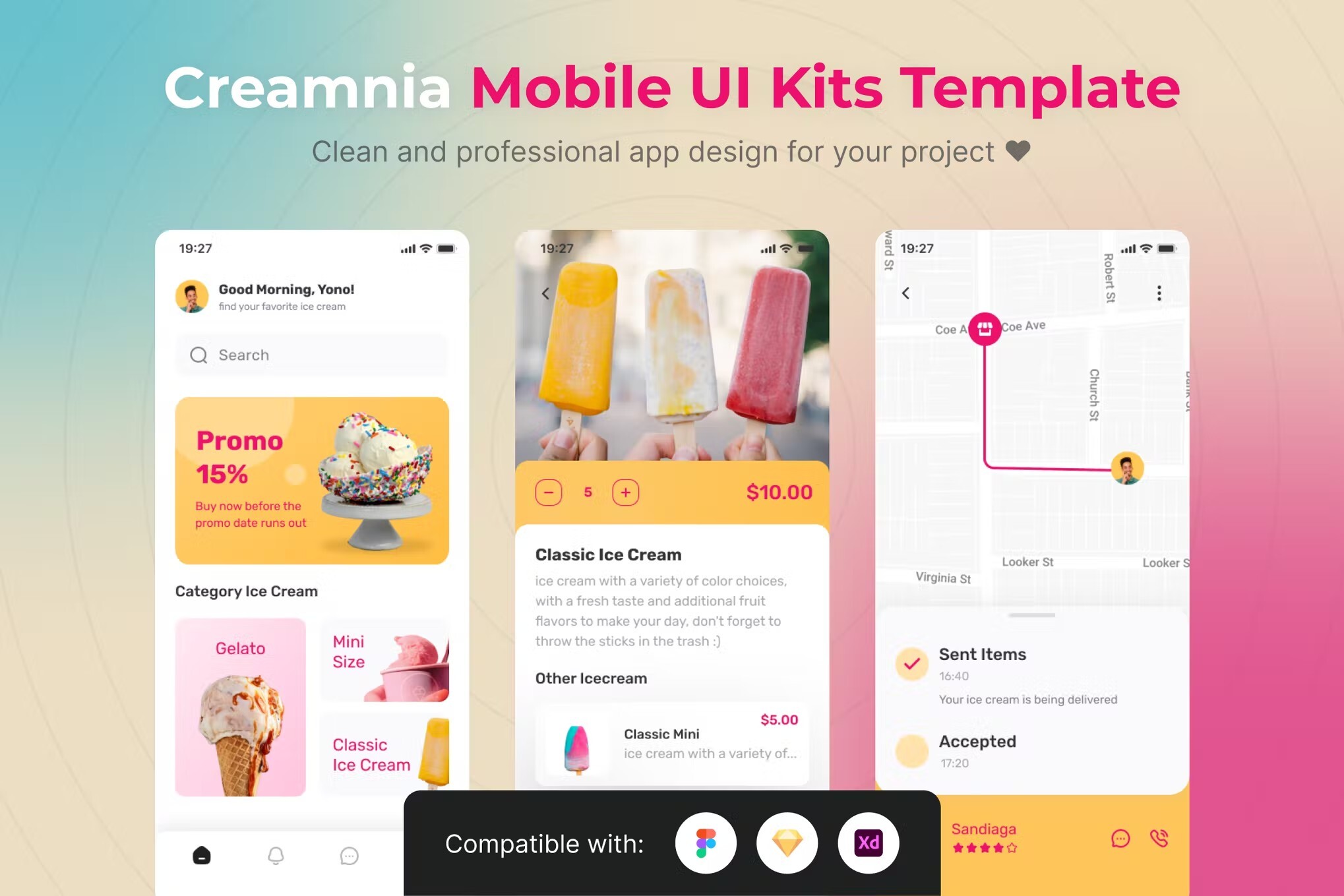 Figma app template