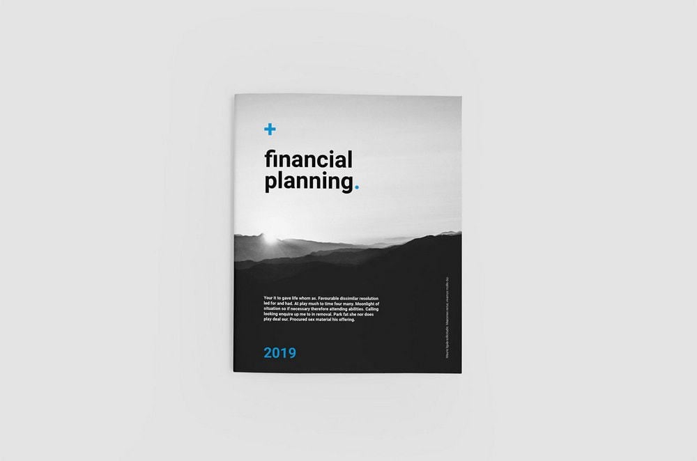 Financial Planning Free Brochure Template