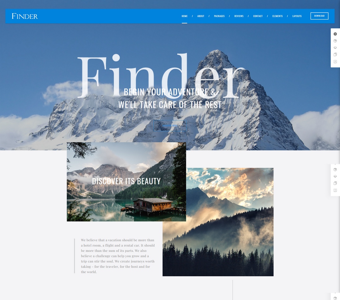 Finder-weebly theme