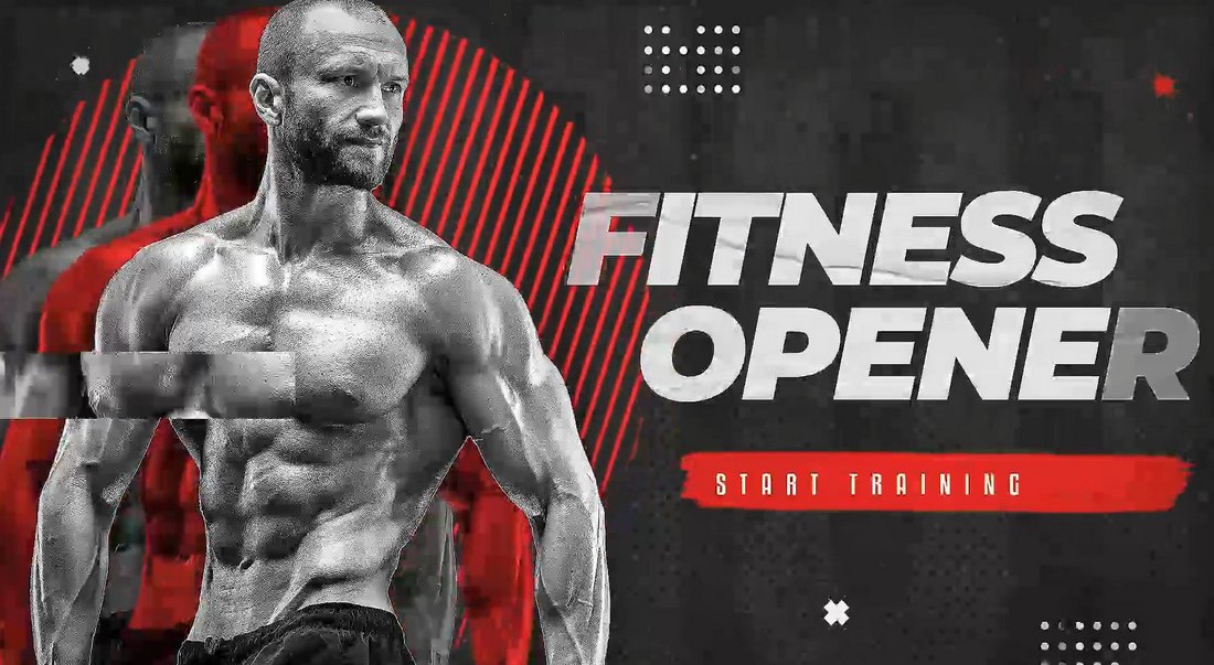 Fitness Opener Template for Premiere Pro