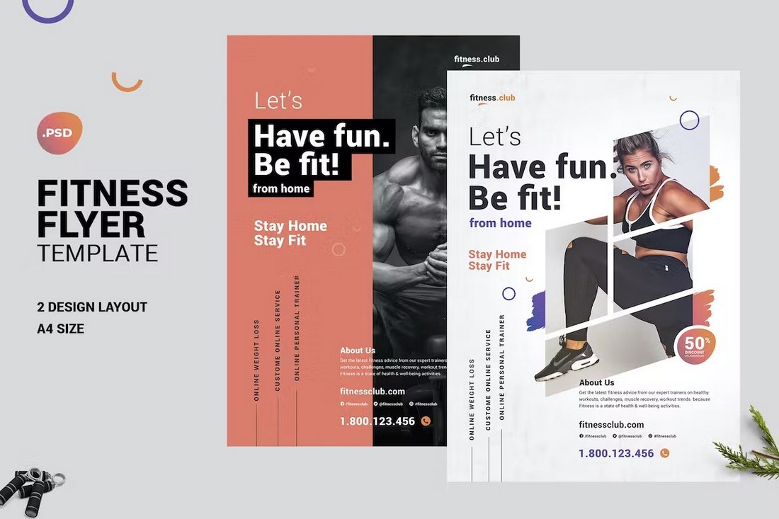 Fitness Program Flyer Templates