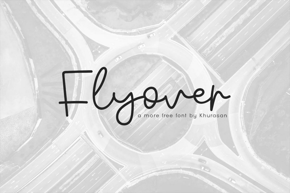 Flyover - Free Script Font