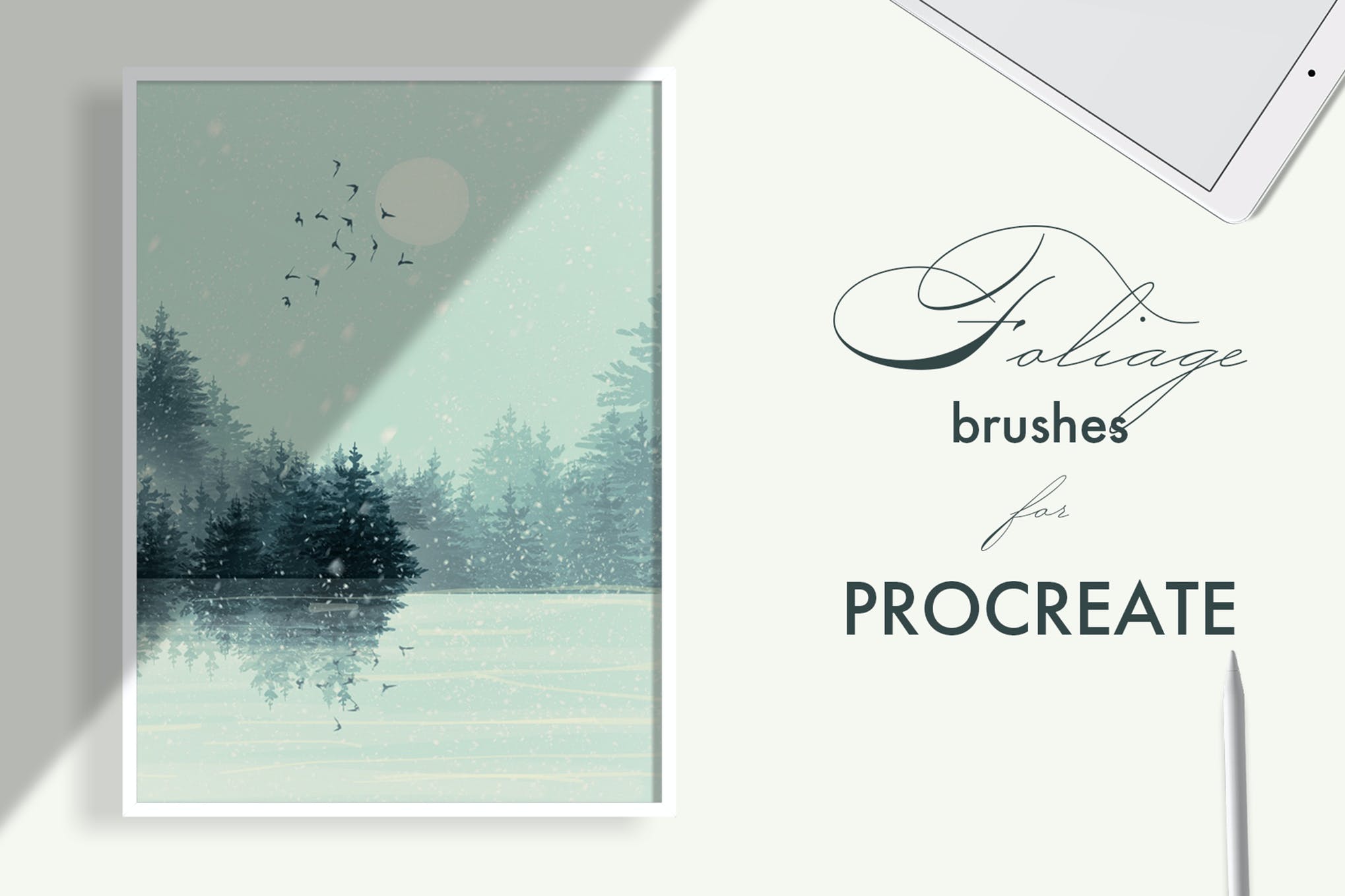 Foliage brushes for Procreate