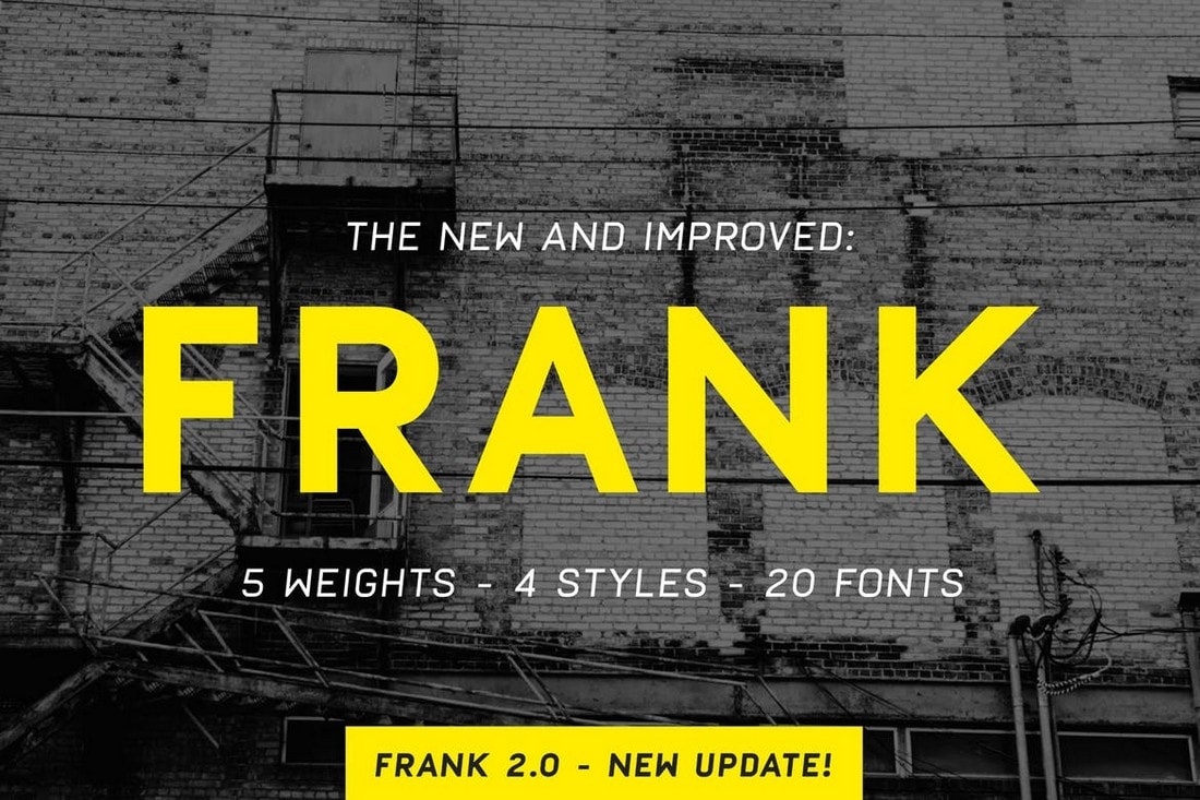 Frank - Poster & Flyer Font Family