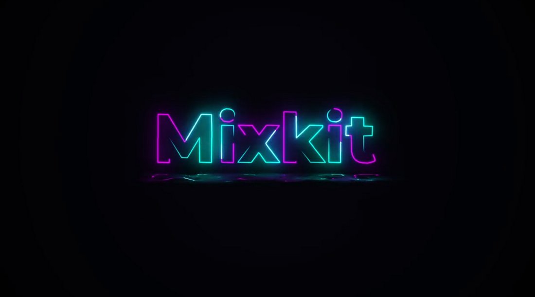 Free After Effects Neon Logo Reveal