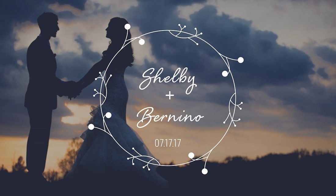 Free Animated Wedding Titles for After Effects