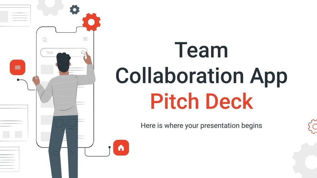 Free App Pitck Deck PowerPoint Template