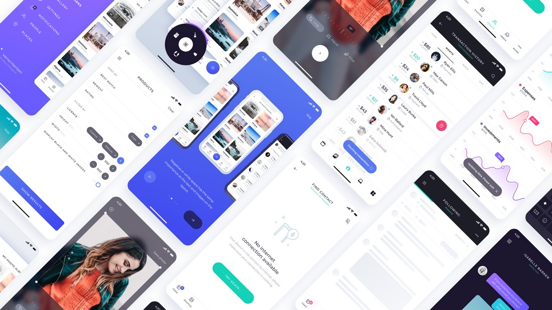 Free Atro Mobile UI Kit for Sketch