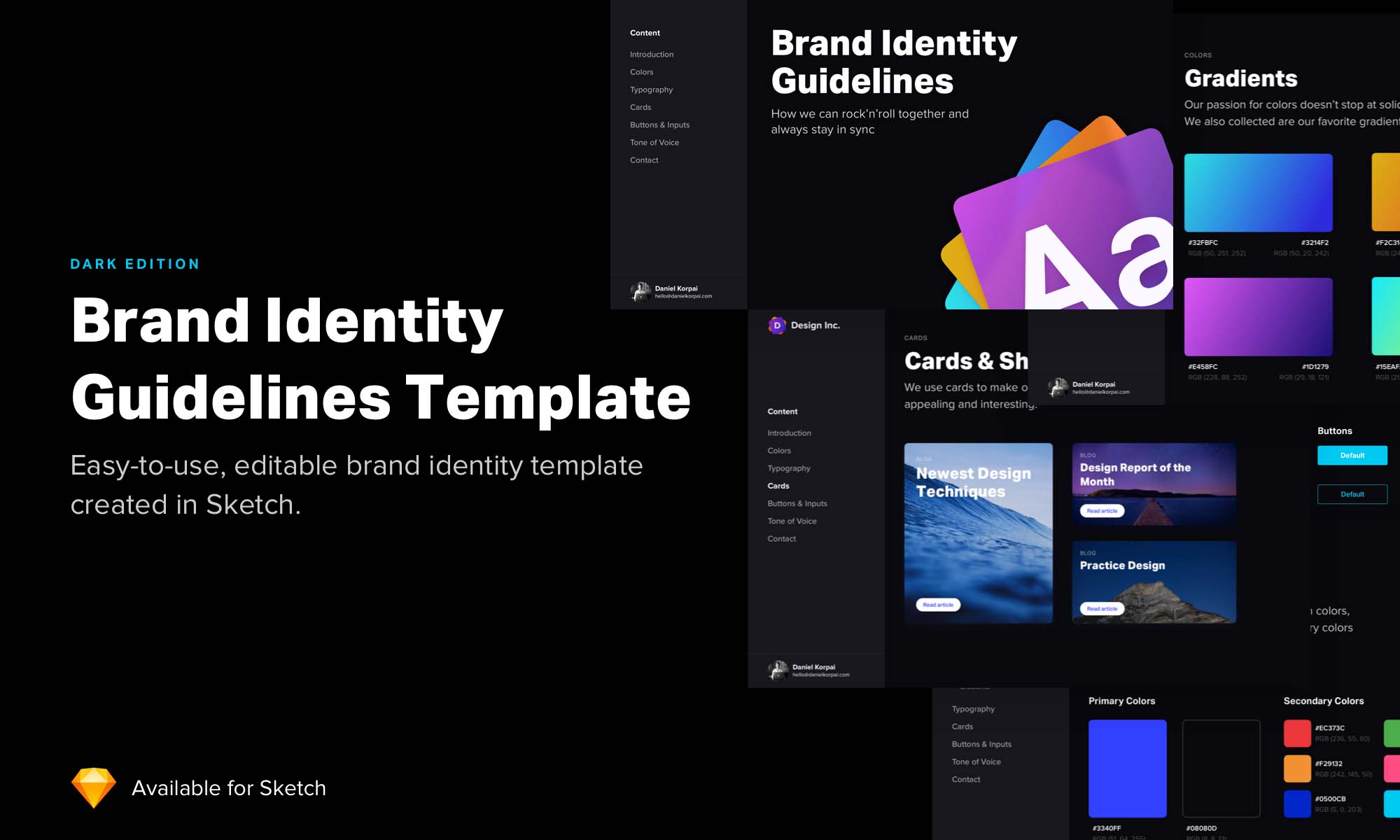 Free Brand Identity Guidelines Template