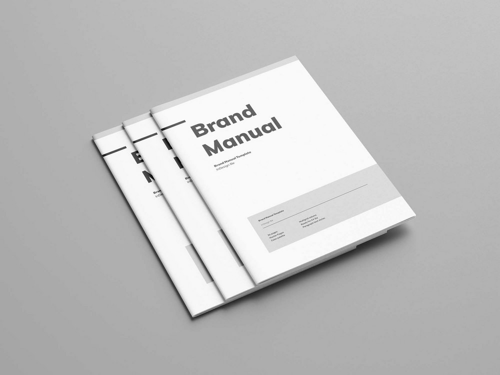 Free Brand Manual Brochure Template