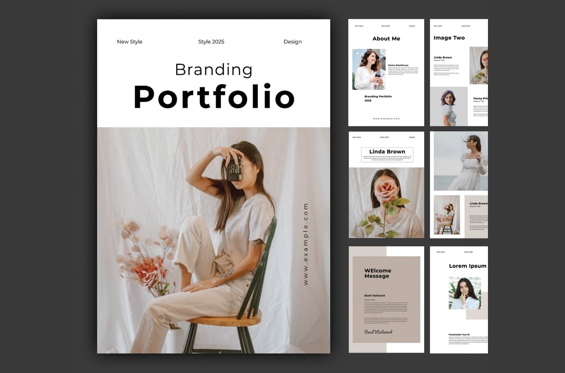 Free Branding Portfolio InDesign Template