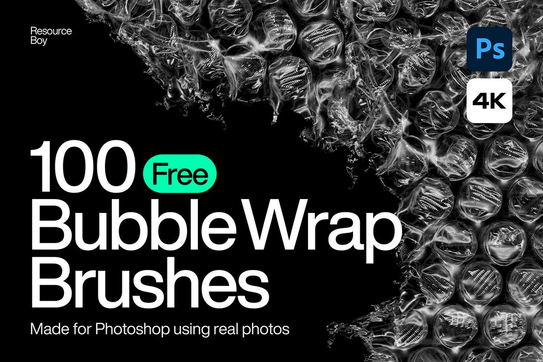 Free Bubble Wrap Texture Brushes for Photoshop