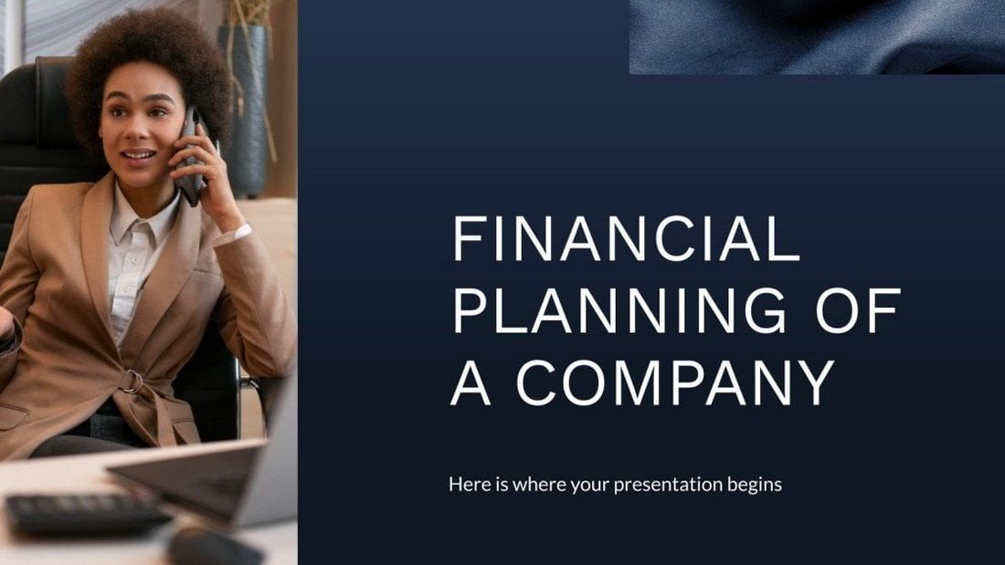 Free Business Financial Plan PowerPoint Template