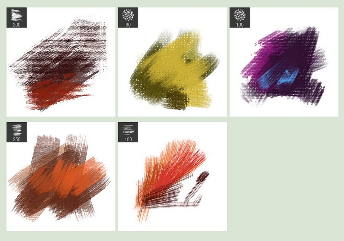 Free Canvas Texture Brushes for Photoshop