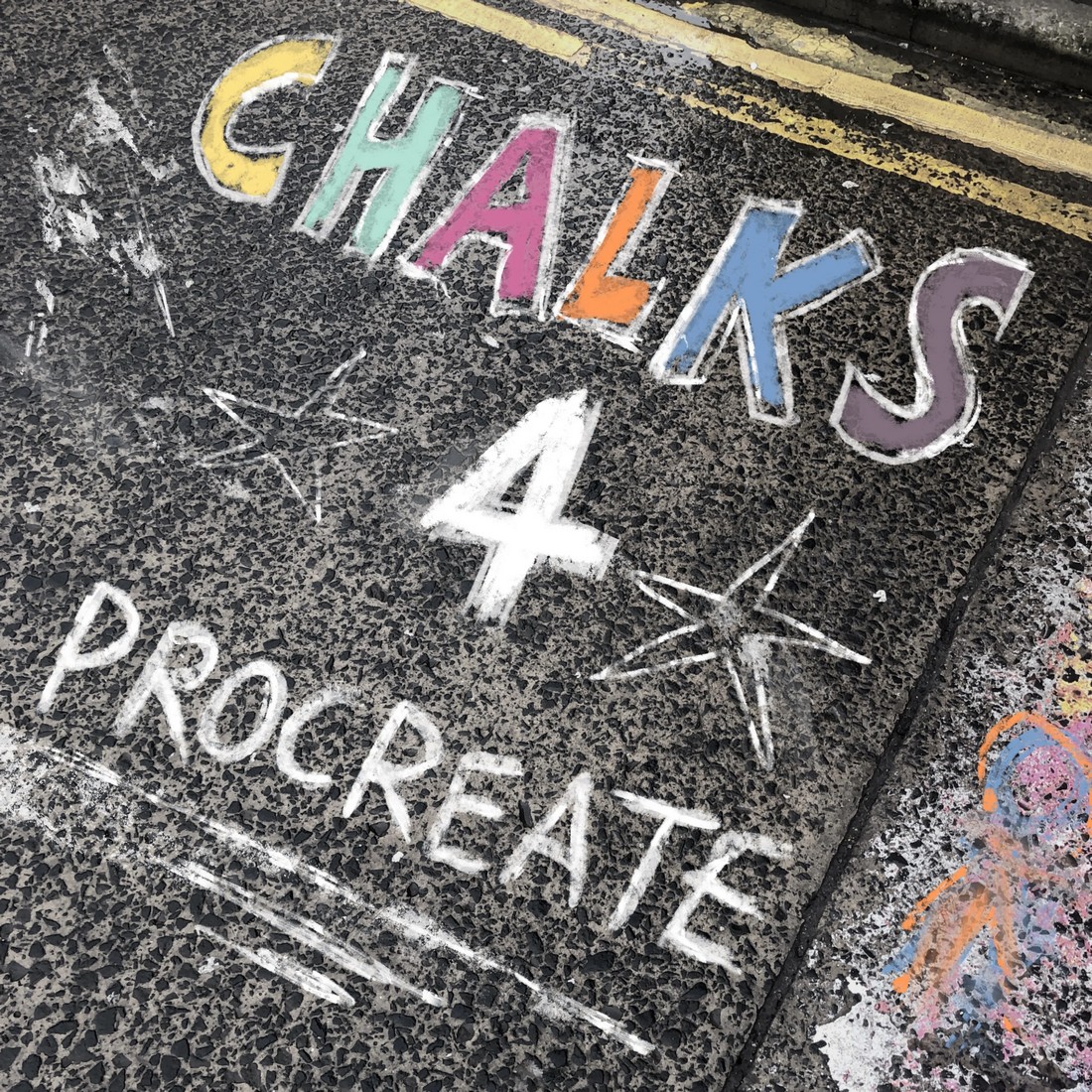 Free Chalk Procreate Brush Set