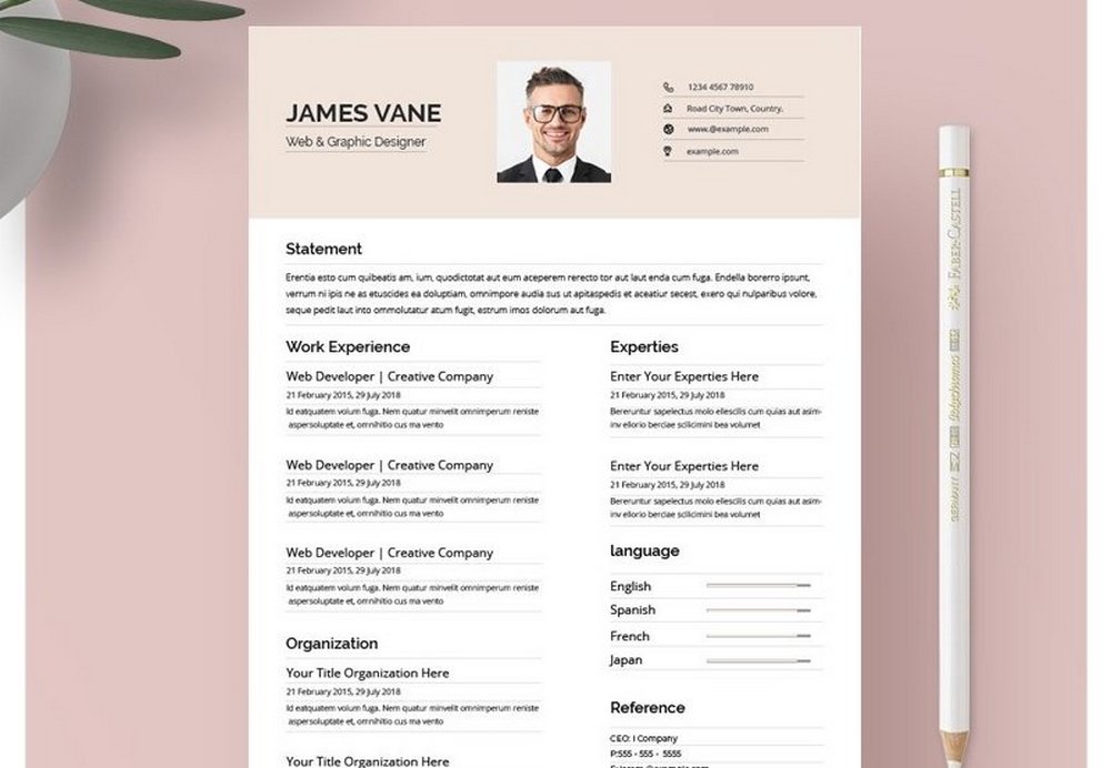 Free Clean Simple Resume Template