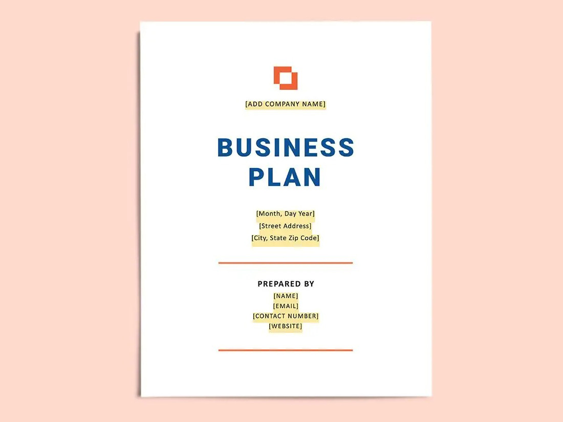 Free Commercial Contractor Business Plan Template Word