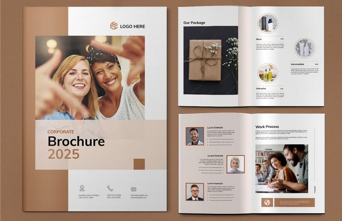 Free Corporate Brochure Template