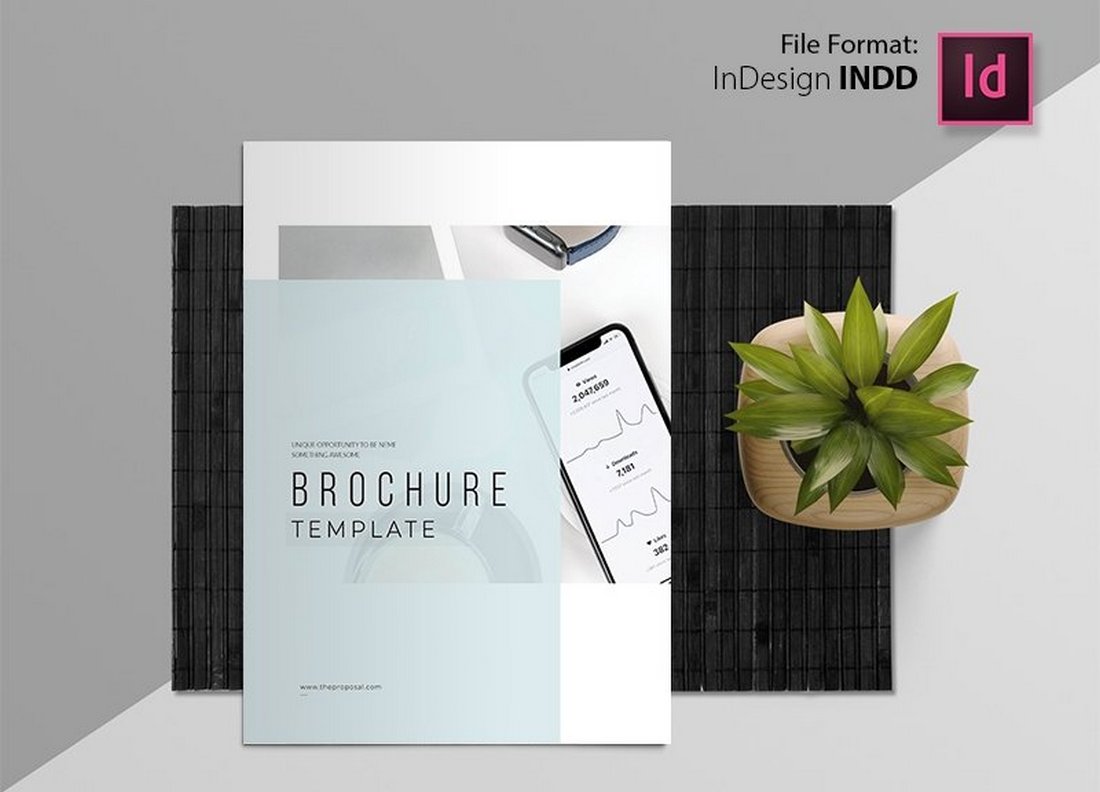 annual report template free download Free Corporate Report Brochure Template