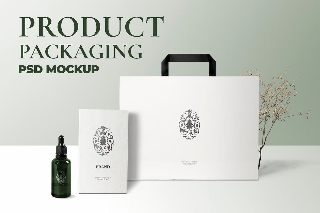 Free Cosmetic Packaging Design Mockup