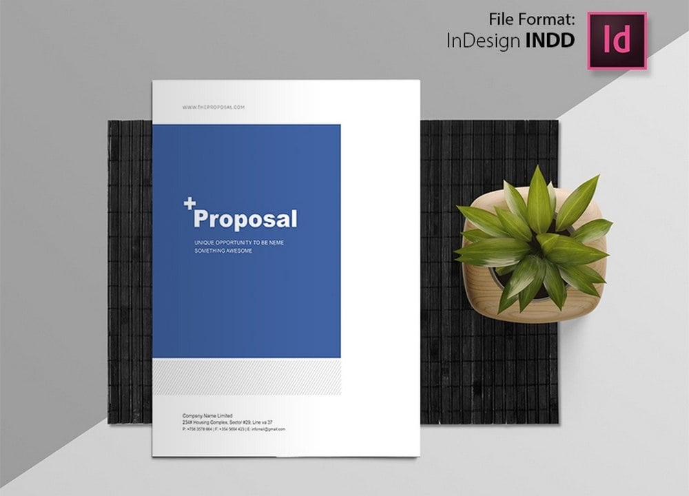 Free Creative Proposal Brochure Template