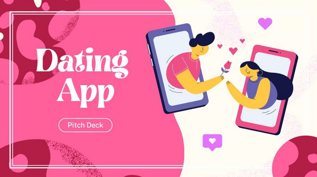 Free Dating App Pitch Deck PowerPoint Template