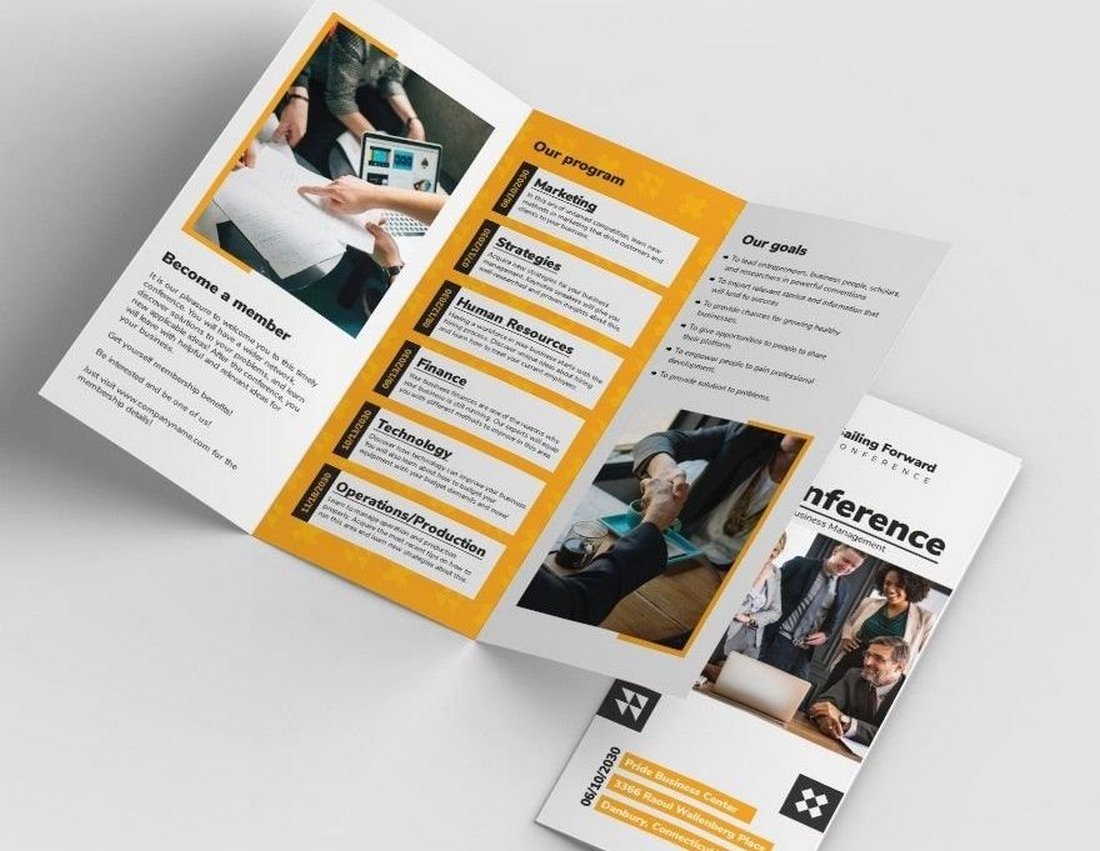 Free Event Tri-Fold Brochure Template