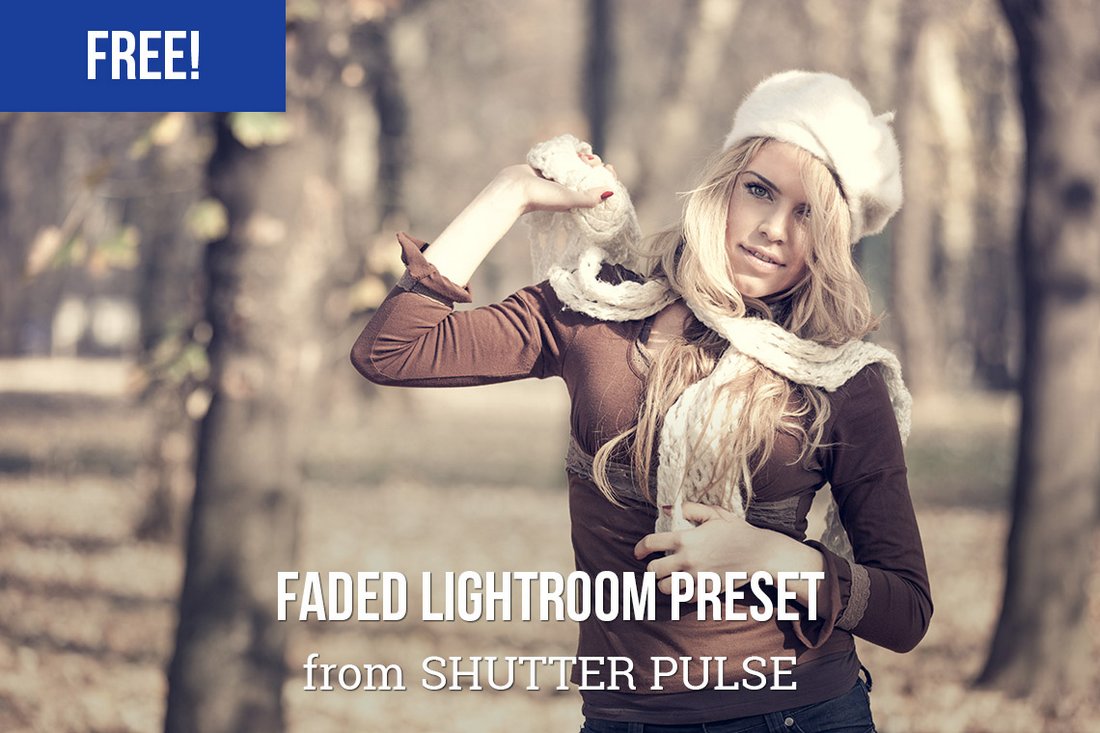 Free Faded Lightroom Preset for Desktop & Mobile