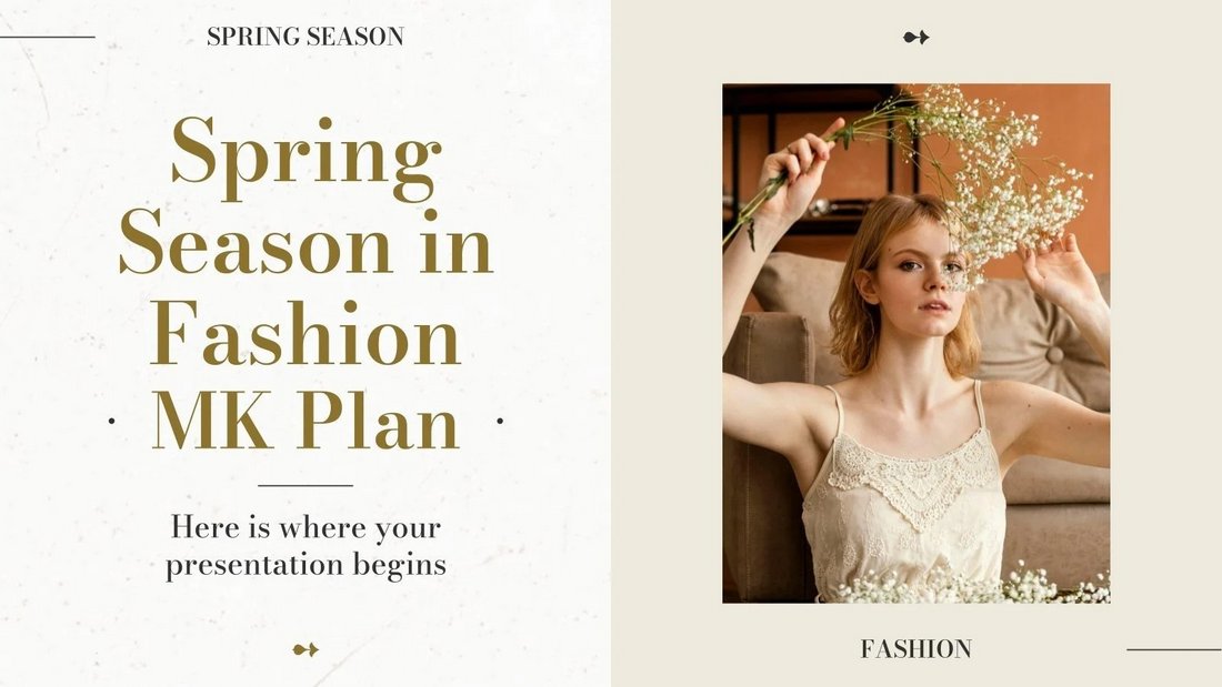 Free Fashion Marketing Plan PowerPoint Template