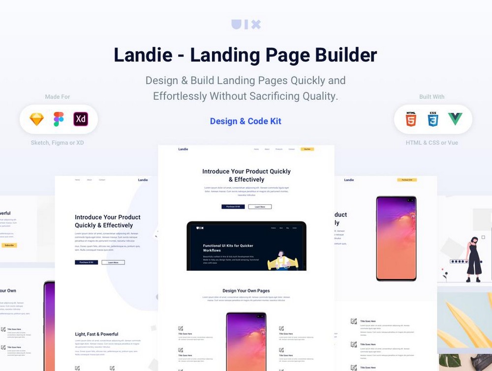 Free Figma Landing Page Template