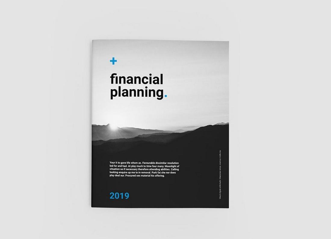 Free Financial Planning Brochure Template