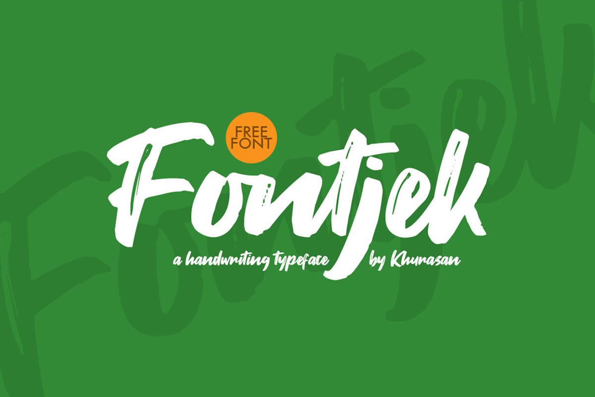 Free Fontjek Script Font