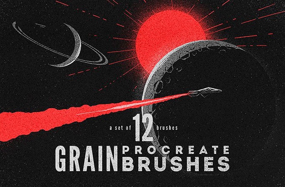 Free Grain Procreate Brushes