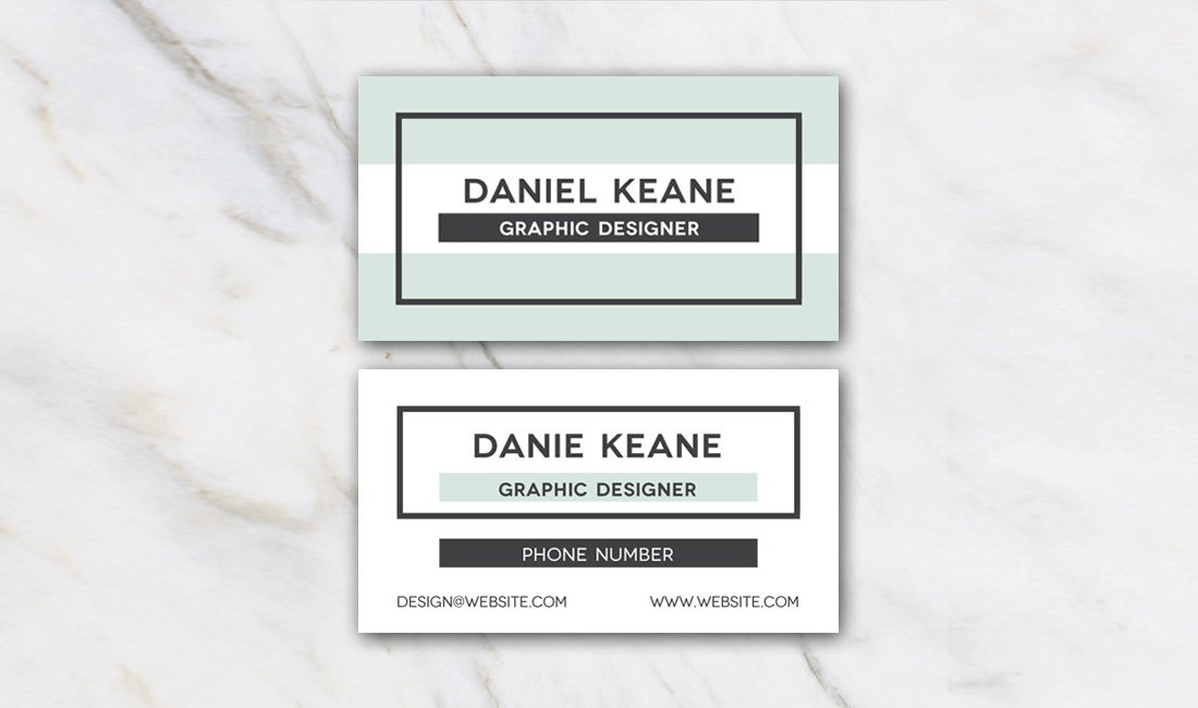 Free Graphic Designer Business Card Template Word