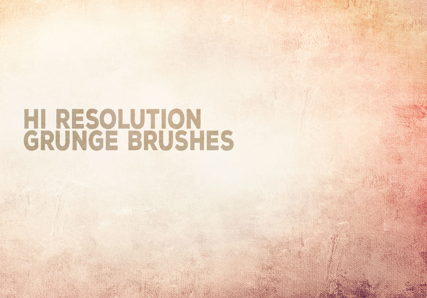 Free Grunge Photoshop Brushes