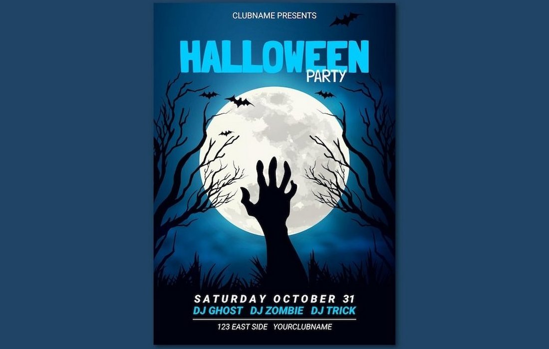 Free Halloween Event Poster Template