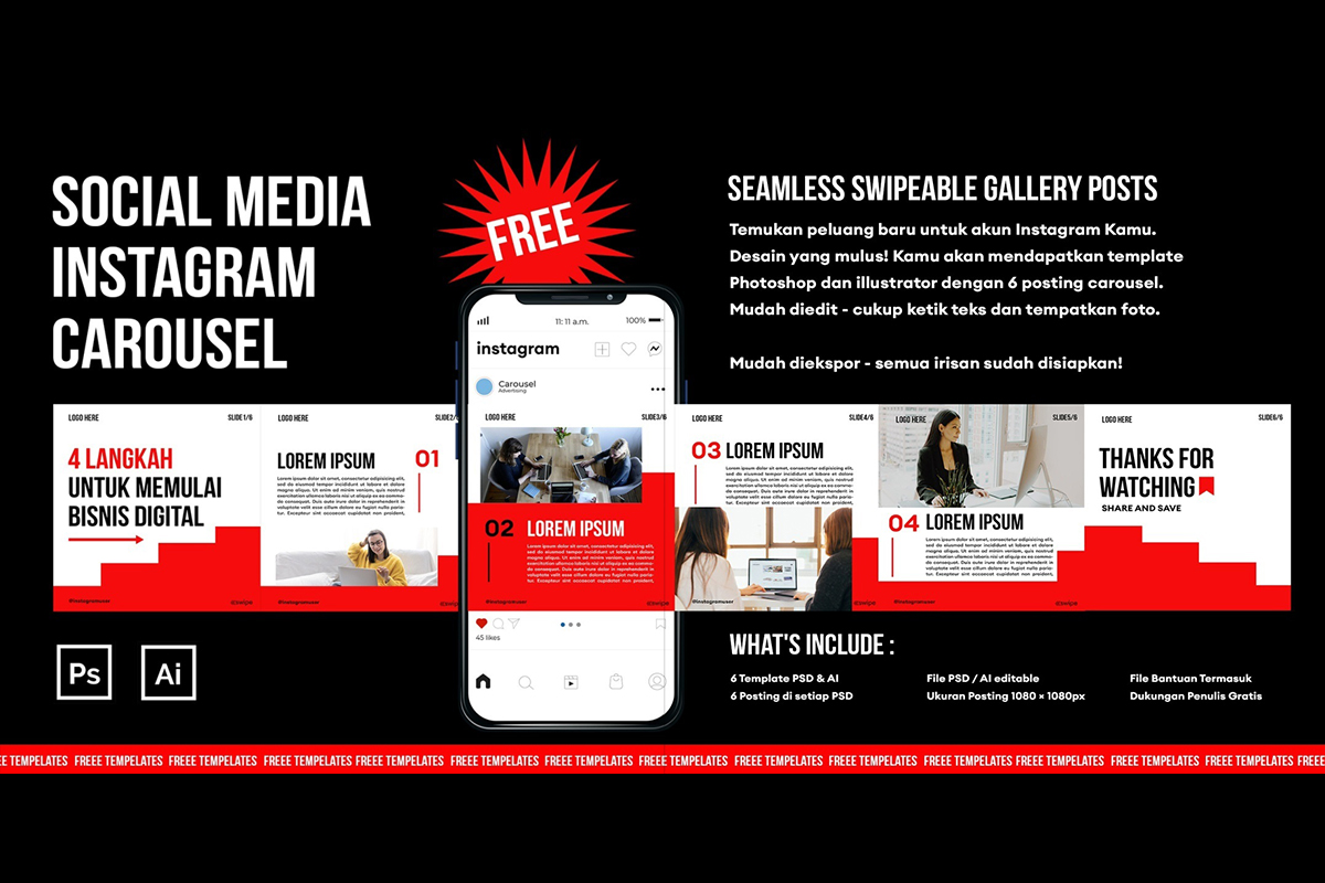 Free Instagram Carousel