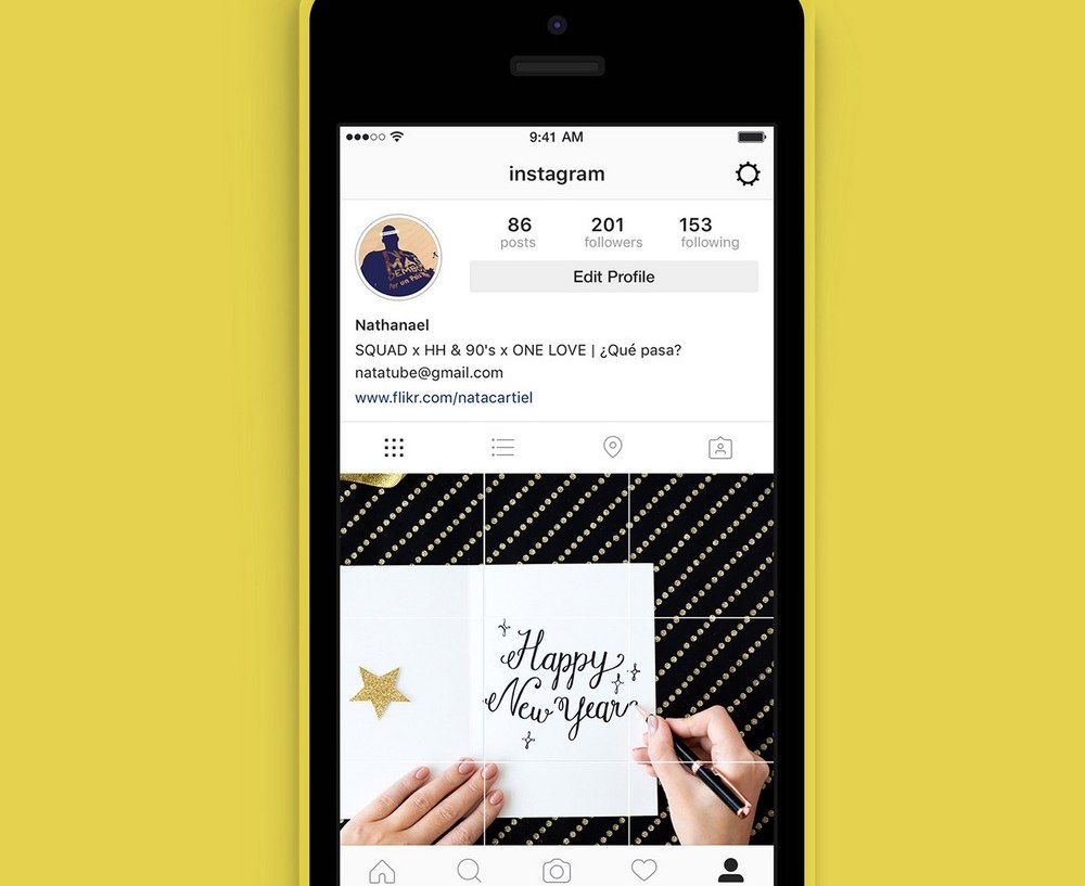 Template Cover Grid Instagram Gratis