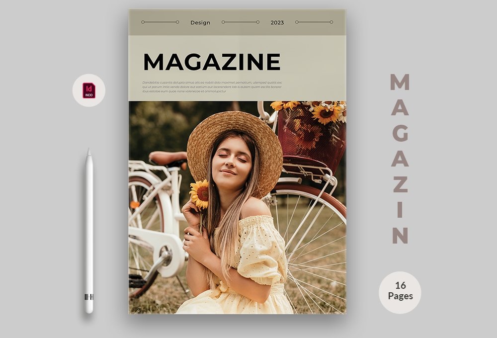 Free Magazine Template for InDesign