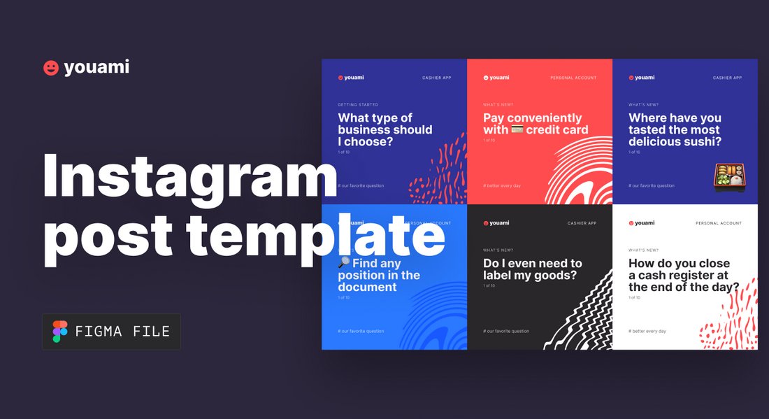 Free Modern Figma Instagram Templates