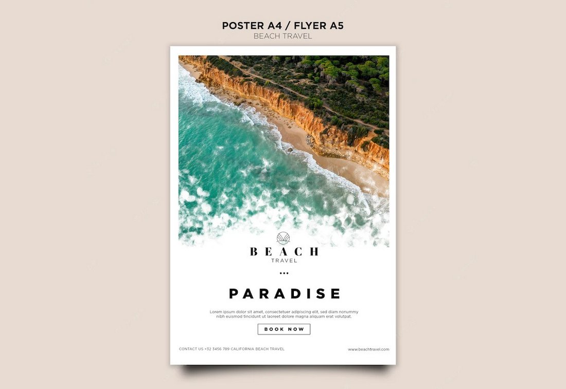 Free Modern Movie Poster Template PSD