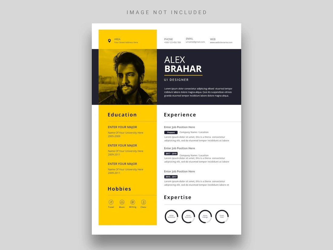 Free Modern Resume for Graphic Designers