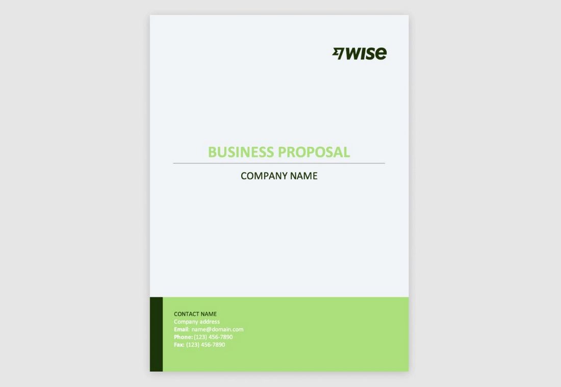 Free Multipurpose Marketing Proposal Template