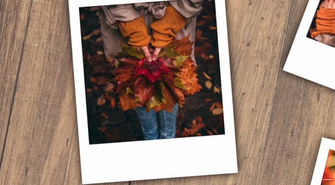 Free Polaroid Photo Slideshow DaVinci Resolve Template