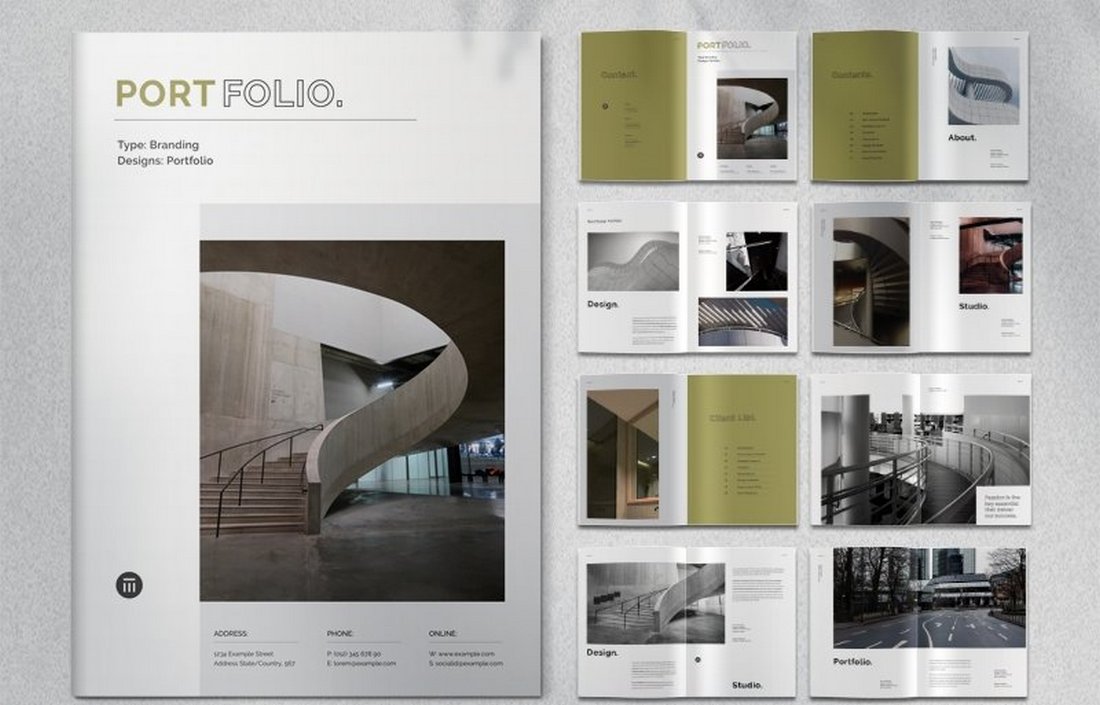 Free Portfolio Brochure Template