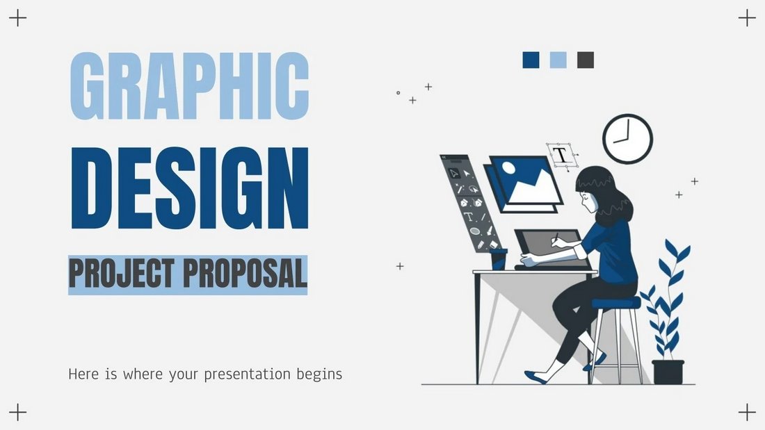 Free Project Proposal Animated PowerPoint Template