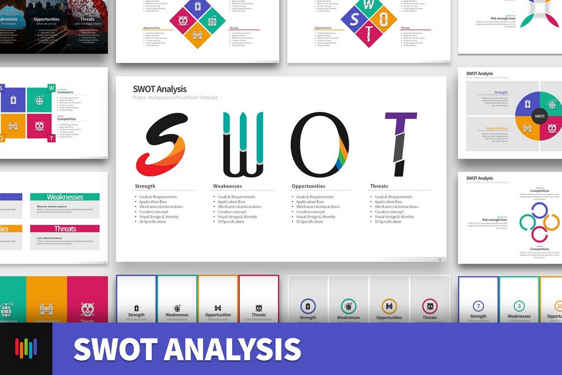 Free SWOT Analysis PowerPoint Template